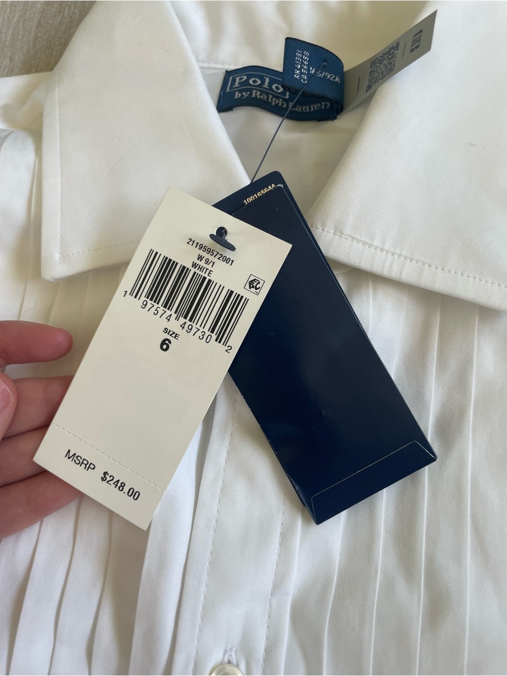 Women’s Polo Ralph Lauren Tuxedo shirt NWT size 6 - Picture 6 of 13